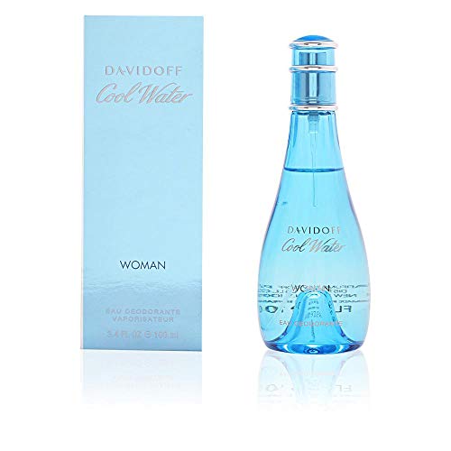 Cool Water by Zino Davidoff | Eau de Deodorante | Fragrance for Women | Ocean Breeze and Sea-Water Scent | 100 mL / 3.4 fl oz