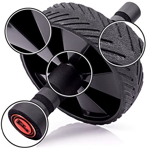 Fitnessery Ab Roller for Abs Workout - Ab Roller Wheel Exercise Equipment - Ab Wheel Exercise Equipment - Ab Wheel Roller for Home Gym - Ab Machine for Ab Workout - Ab Workout Equipment