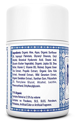 LilyAna Naturals Retinol Cream Moisturizer 1.7 Oz