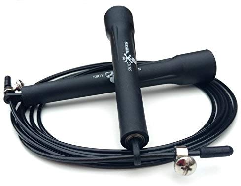 Survival and Cross Jump Rope - Boxing MMA Fitness Training - Speed Adjustable - Sold by FMS International