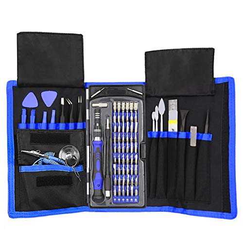 XOOL 80 in 1 Precision Set with Magnetic Driver Kit, Professional Electronics Repair Tool Kit with Portable Oxford Bag for Repair Cell Phone, iPhone, iPad, Watch, Tablet, PC, MacBook